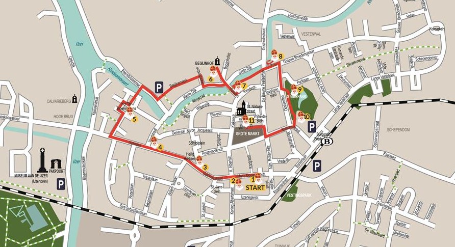 Sint verhalenwandeling Speculoosdief plan 2025