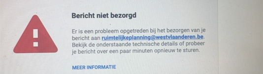 Foutmelding 2026